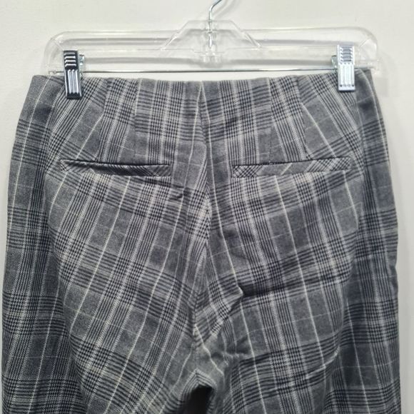J. Jill Premium Grey Glen Check Plaid Bi-Stretch Elastic Waist Pull-on Pants 6 - Picture 7 of 16